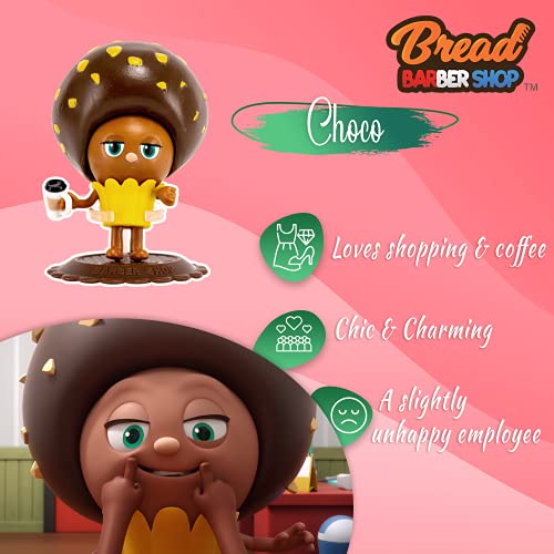 TOYTRON Bread Figurine Doll (Choco), Chocolate Cupcake