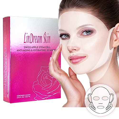 LINDREAM SKIN Sheet Masks for Face Chin Neck All in