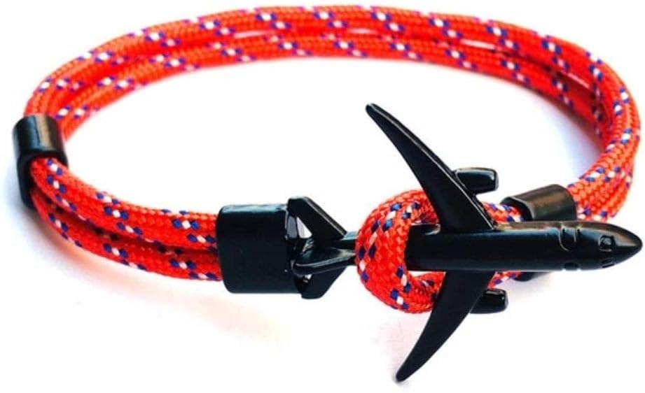 AIRSTREAM Airplane X Aircraft Anchor Bracelet for Men and Women Rope Paracord Fashion Bracelet Dreamliner