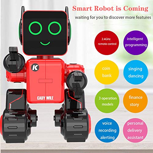 Remote Control Toy Robot for Kids, Programmable RC Robot, Touch & Sound