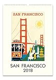 Cavallini Papers & Co San Francisco 2018 Wall Calendar