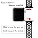 Hailan Band for Apple Watch Series 1 Series 2,Soft Durable Sport Silicone Replacement Wrist Strap for iWatch,42mm,S/M,Red / Black