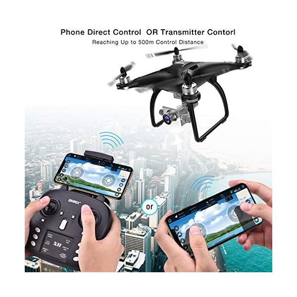 SIMREX X11 GPS Drohne mit 4K HD Kamera 2-Achsen selbststabilisierender Gimbal 5G WiFi FPV Video RC Quadrocopter – Bild 8