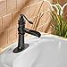 Eyekepper Commercial Waterfall Oil Rubbed Bronze Bathroom Sink Faucet Lavatory Deck Mount Single Handle One Hole