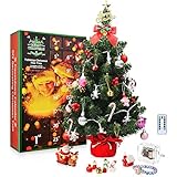 SWEET DIARY Christmas Advent Calendar Tabletop Christmas Tree 2019 Countdown Calendar 24 Days, 22
