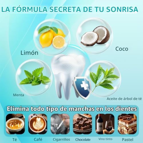 28 Unidades Tiras Blanqueadoras De Dientes, Teeth Whitening Strips, Reduce Eficazmente La Decoloración Dental, Fácil Aplicación En Casa, Refresca Respiración