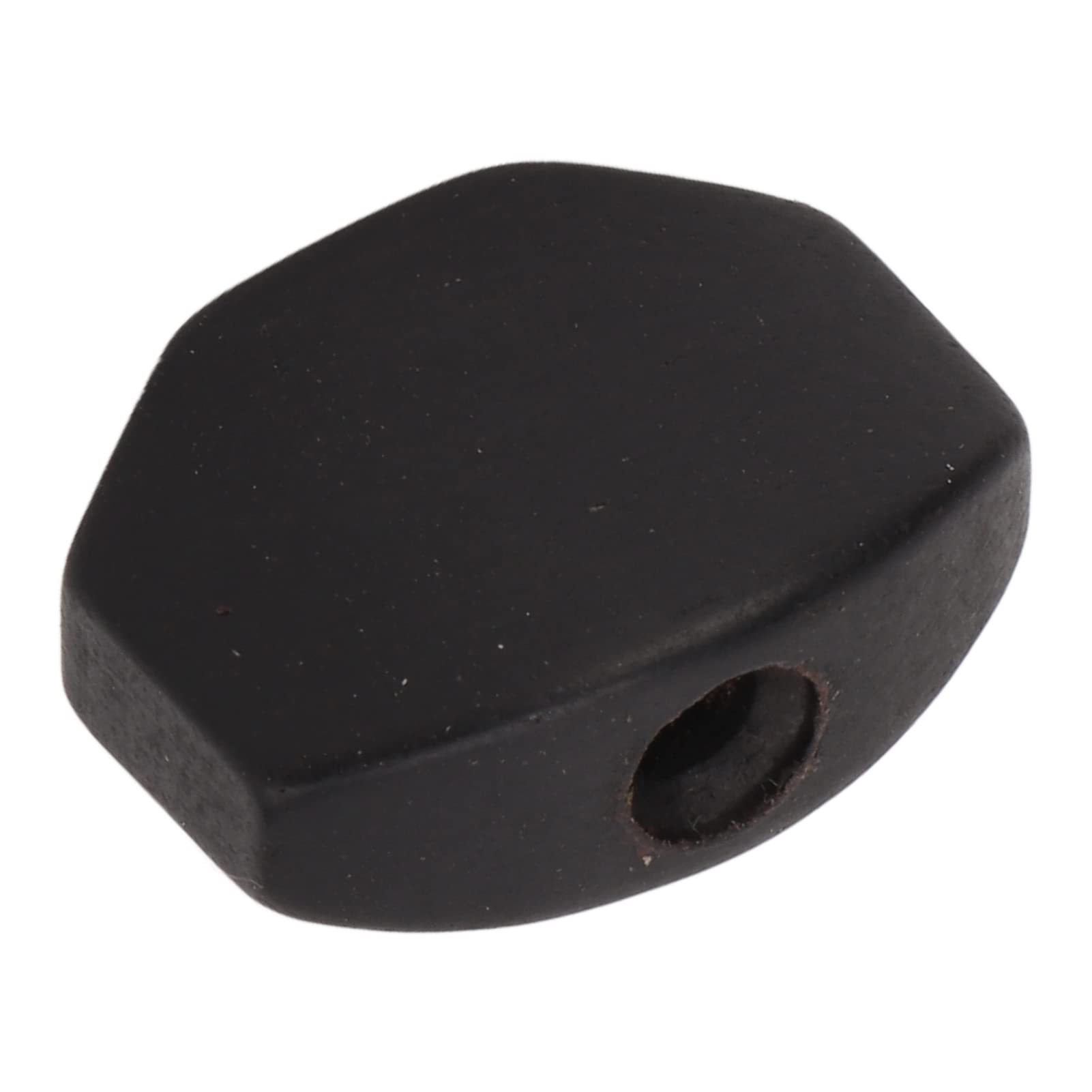 6Set Guitar Tuning Peg Buttons Ebony Metal Tuner Machine Head Button,Guitar Tuning Peg Buttons, for Electric Guitars (small square)