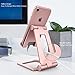 Cell Phone Stand, Adjustable Tablet Stand, Universal Dual Foldable iPhone Stand Multi Angle phone Holder for Switch, iPad,Samsung, Nexus, iPhone X, Other Tablets (4-12 inch) -Pink