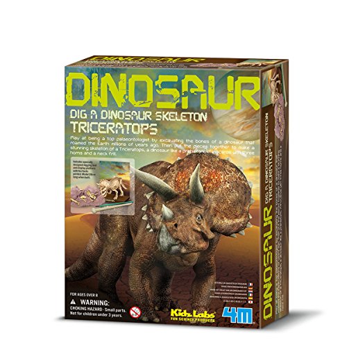 4M Kidz Labs Dig a Dinosaur Triceratops