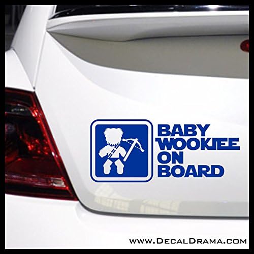 Baby Wookiee on Board Chewbacca Vinyl Car Decal