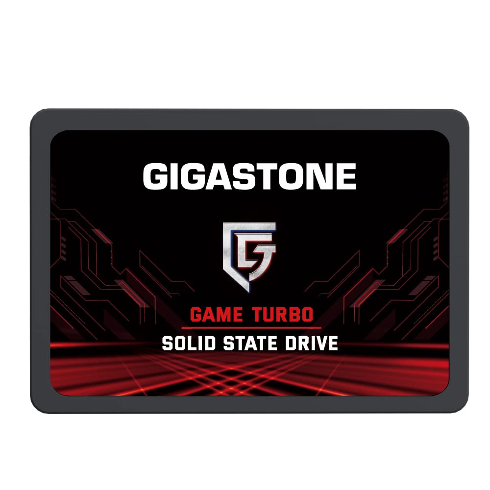 Gigastone SSD Game Turbo 128GB 3D NAND SATA III 6Gb/s 2.5 inch Internal Solid State Drive, Read up to 520MB/s. Compatible with PS4, Laptop, PC and Desktop