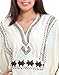 Moroccan Caftans Women Breathable Handmade Butterfly Style Embroidery Ethnic Design Beige