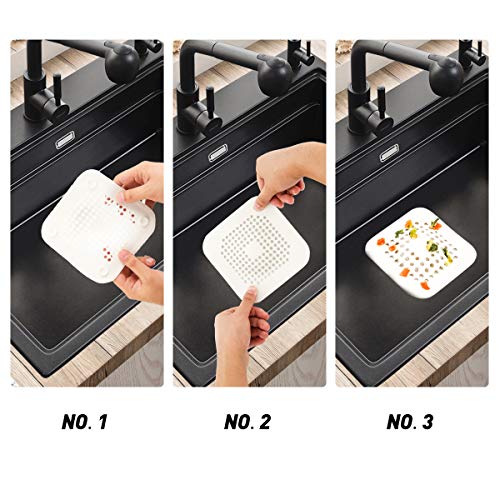 Hair Catch,MUIIGOOD Drain Protector Silicone, Shower Drain Cover,Hair Trap,Sink Catcher,Sink Strainer,Drain Cover,Drain Filter,Shower Hair Catcher,Bathtub Hair Catcher