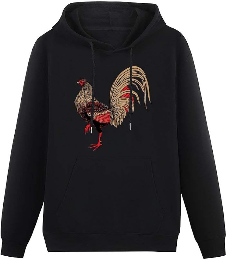 Red Rooster Chicken Printed Sweater For Male Black M Amazon.es Ropa y