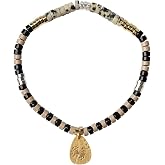 Scout Curated Wears - Intention Charm Bracelet - Dalmatian Jasper/Gold