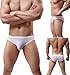 Gudan Mens Silky Bikini Briefs Low Rise Pack of 4 or 8, 4pack-b01, X-Large-fits like US Medium