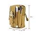 Tactical MOLLE Pouch EDC Utility Waist Belt Gadget Gear Bag Tool Organizer with Cell Phone Holster Holder VEBox (Khaki)
