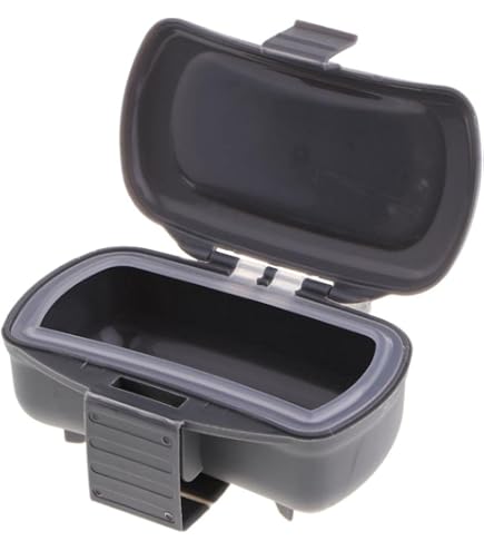 Boîte à Appâts Pour Pêche - Récipient à Vers Avec Clip Ceinture, Trous D'aération, Couvercle Anti-fuite - Plastique Robuste