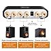 Q100 Hi-Fi Bluetooth Amplifier Wireless Audio Receiver with 24V 3A DC Adapter, 2.1 Channel Class D Stereo Audio Amp, Mini Home Theater Power Speaker Amp, 80W+40Wx2 Digital Bass Amp, Dual DSP (Black)thumb 2