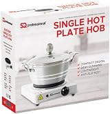 SQ Professional Electric Hot Plate with Single Ring 1000W White view 9