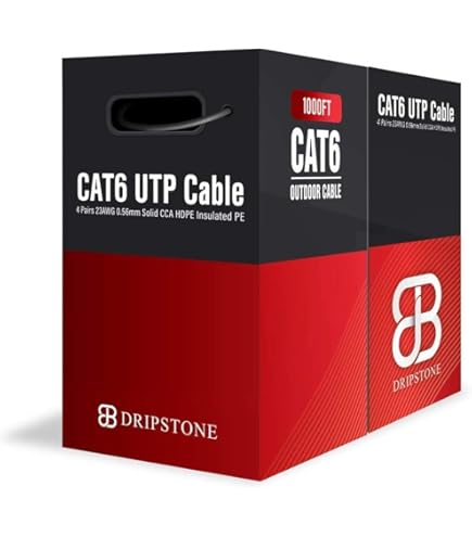 Cavo Di Rete Cat5e Esterno Impermeabile 15 Metri - Diretta Sepoltura, Puro Rame, Solido CMXT - Per Esterno - 3