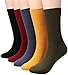 TINTAO 3 Pairs Women Winter Wool Cable Knit Crew Knee High Boot Socks,Size 5-11#W919 (Polyester Blend, Color D22)