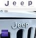 Reflective Concepts Grille Emblem Overlay Decal Sticker fits 2007-2018 Jeep Wrangler - (Color: Purple)