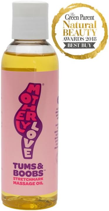 TUMS & BREASTS Stretch Marks Oil | 100% Natural Vegan | Vitamin E, Citrus Lime | Moisturises, Hydrates & Nourishes Your Skin | Award Winning | Made in UK Created by an Expert Midwife