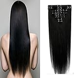 Sexybaby High Synthetic Fiber Clip-in Hairpiece Extension 1 Piece 5 Clips