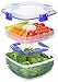 Sistema Klip It 37.1-Ounce Salad to Go Container, Clear (2, Clear)