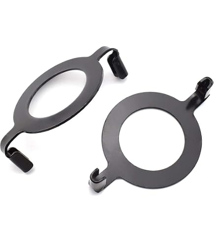 2x E26 Lampen-Harfen-Sattel Aus Metall – Bronzefarben, 36 Mm Durchmesser