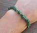 [A&S Crystals] JADE Natural Stone Gemstone Stretchy Chip Bracelet