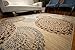 New City Contemporary Modern Flowers Circles Wool Area Rug, 5'2 x 7'3, Beige