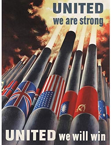 Amazon ポスター アメリカ連合強い戦争第二次世界大戦フラグ宣伝広告 サイズ インテリア 壁紙用 絵画 アート 壁紙ポスター アートフレーム ポスター オンライン通販