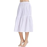 BEAUTELICATE Half Slip Skirt Extender 100% Cotton Vintage Underskirt