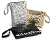 Handbag Organizer Bag Set Of 3 For Travel, Toiletries, Cosmetics, Cables, Gadgets (Bling)