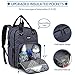 Diaper Bag Backpack Large Capacity Nappy Baby Bags with Insulated Pockets and Changing Pad Waterproof Unisex Travel Back Pack for Mom and Dad Blue