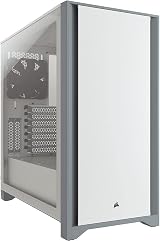 Corsair 4000D Tempered Glass Mid-Tower Case White Solid Front Panel