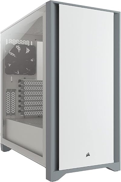 Corsair 4000D Tempered Glass Mid-Tower Case White Solid Front Panel