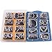 Teenitor Brain Teaser Puzzle, 16 Pack Wire Puzzles Brain Teaser Toys, IQ Toys Brain Teaser Metal Wire Puzzles IQ Test Mind Game Toys Gift for Kids and Adults
