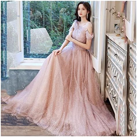 Evening Dresses Long Neck Dresses Ladies Beaded Pleats Prom Dresses (A,S code) price in Saudi Arabia | Amazon Saudi Arabia | kanbkam Evening Dresses Long Neck Dresses Ladies Beaded Pleats Prom Dresses (A,S code) price in Saudi Arabia | Amazon Saudi Arabia | kanbkam