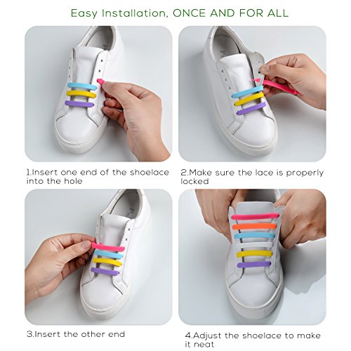 No Tie Shoelaces For Kids And Adults Yuanfeng Tieless Elastic