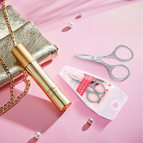 Professional Manicure Scissors, MANLI Surgical Stainless Steel Cuticle Nail Scissors, Beauty Grooming Kit for Nail, Eyebrow, Eyelash