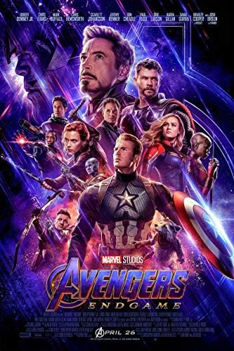 Gold Coast Productions Professional Quality Print from The Avengers Endgame Movie Poster for Home or Office (24X36)