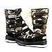 L-RUN Mens Winter Snow Boots Outdoor Warm Fur Booties Knee High Waterproof