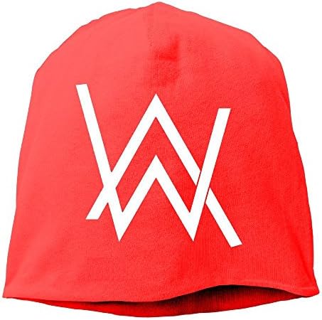 Fandao Alan Walker Knit Beanie Hat Warm Thick Winter Hat For Currents Men Hipster Winter Warm Cap Red