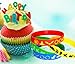 Wizard Houses Silicone Wristbands - 8 Pack Party Favor Set (2 of Each Color) Makes a Great Stocking Stuffer - Makes a Great Gift Under $15