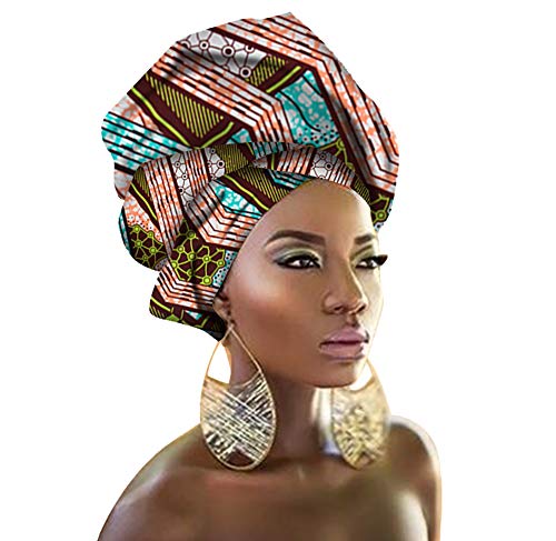 image for Dolly Dolly African Traditional Headwrap Scarf Tie, Multi-Color Urban 