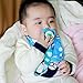 Pacifier Clip, 4 Pack, Unisex Stylish Design Pacifier Teething Toy Holder, Fits All Pacifier Styles for Girls and Boys - Unique Baby Shower Gift (Gift set)