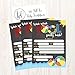 50 Gray Summer Swim Pool Party Invitations for Children, Kids, Teens & Adults, Summertime Birthday Celebration Invitation Cards, Boys & Girls Pool Party Supplies, Family BBQ Cookout Fill In Invites